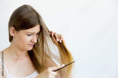 Girl with bad hair