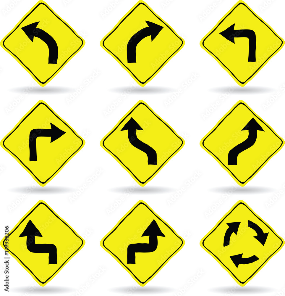 Doodle Traffic Signs, Vector Illustration EPS 10. Doodle Traffic Signs, Vector Illustration EPS 10.