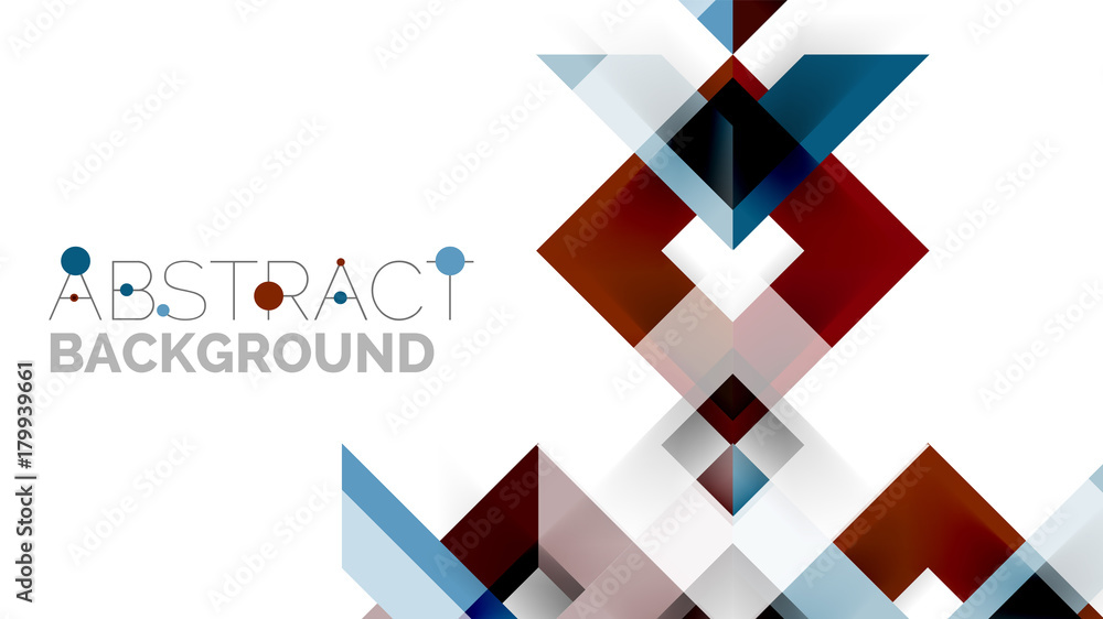 Business presentation geometric template Business presentation geometric template