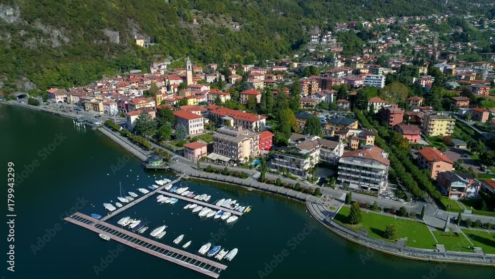 Aerial 4K - Porlezza (IT) - Lago di Lugano - Ceresio Aerial 4K - Porlezza (IT) - Lago di Lugano - Ceresio