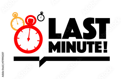 Last minute