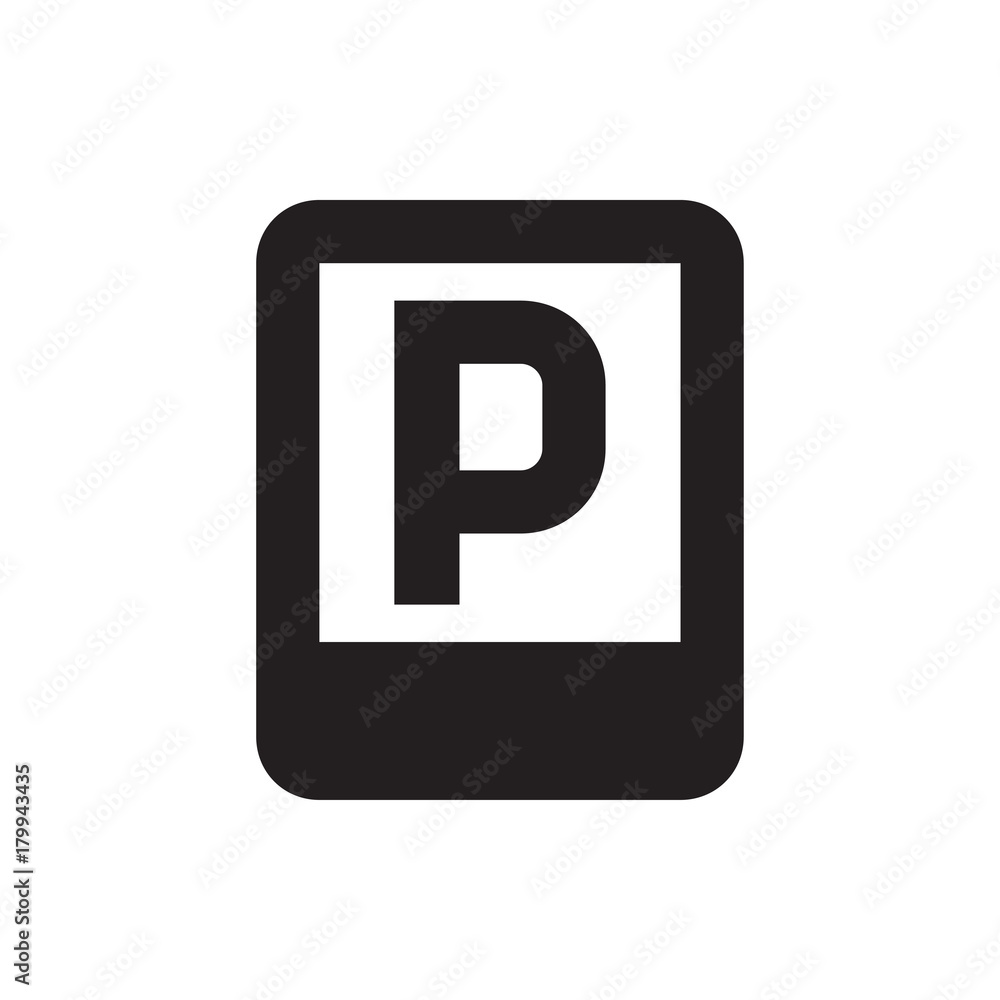 parking icon illustration parking icon illustration