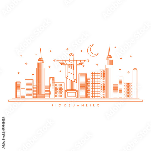 Landmark of the world icon vector illustration