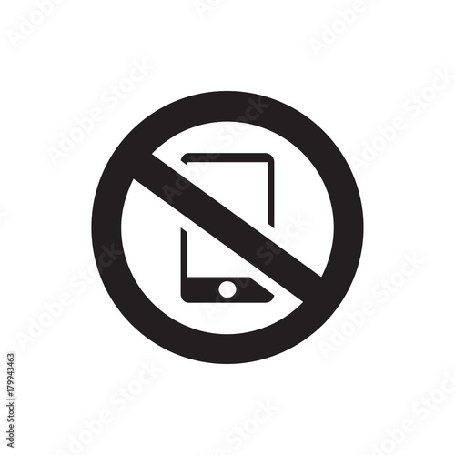 no phone icon illustration