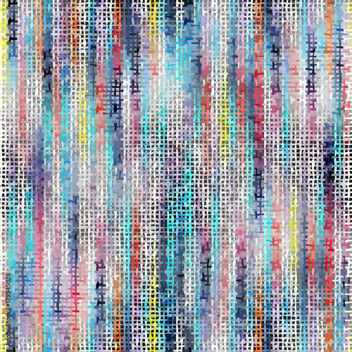 Seamless background pattern. Imitation of a texture of rough canvas painted with paint.