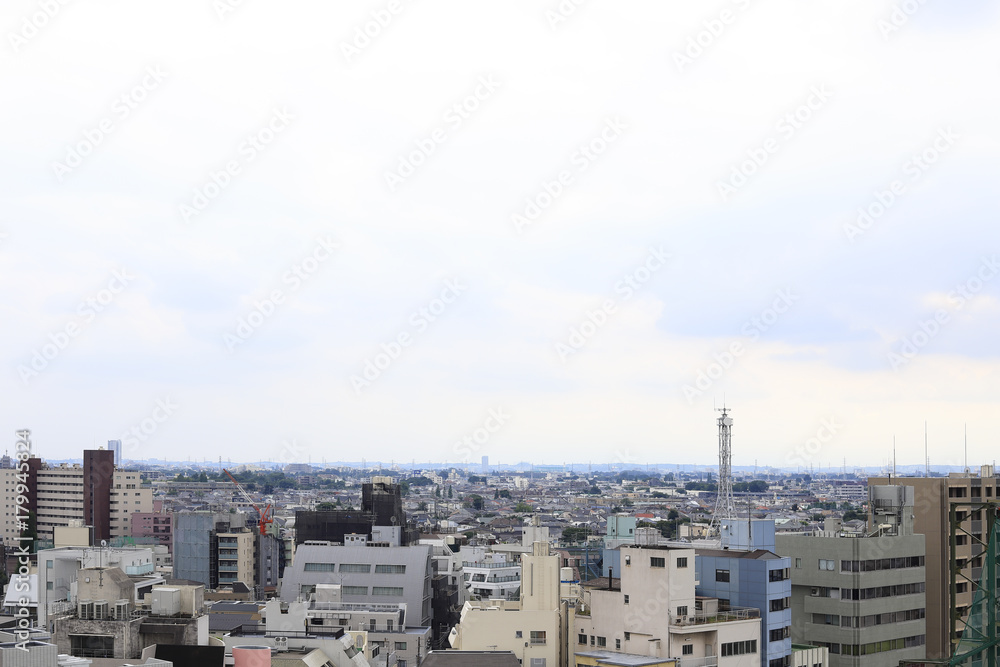 Naklejka premium 街の景色