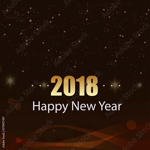 2018,happy new year background desgin