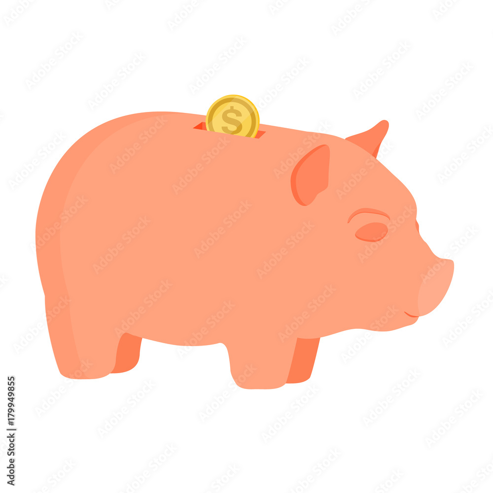 Piggy bank vector Piggy bank vector