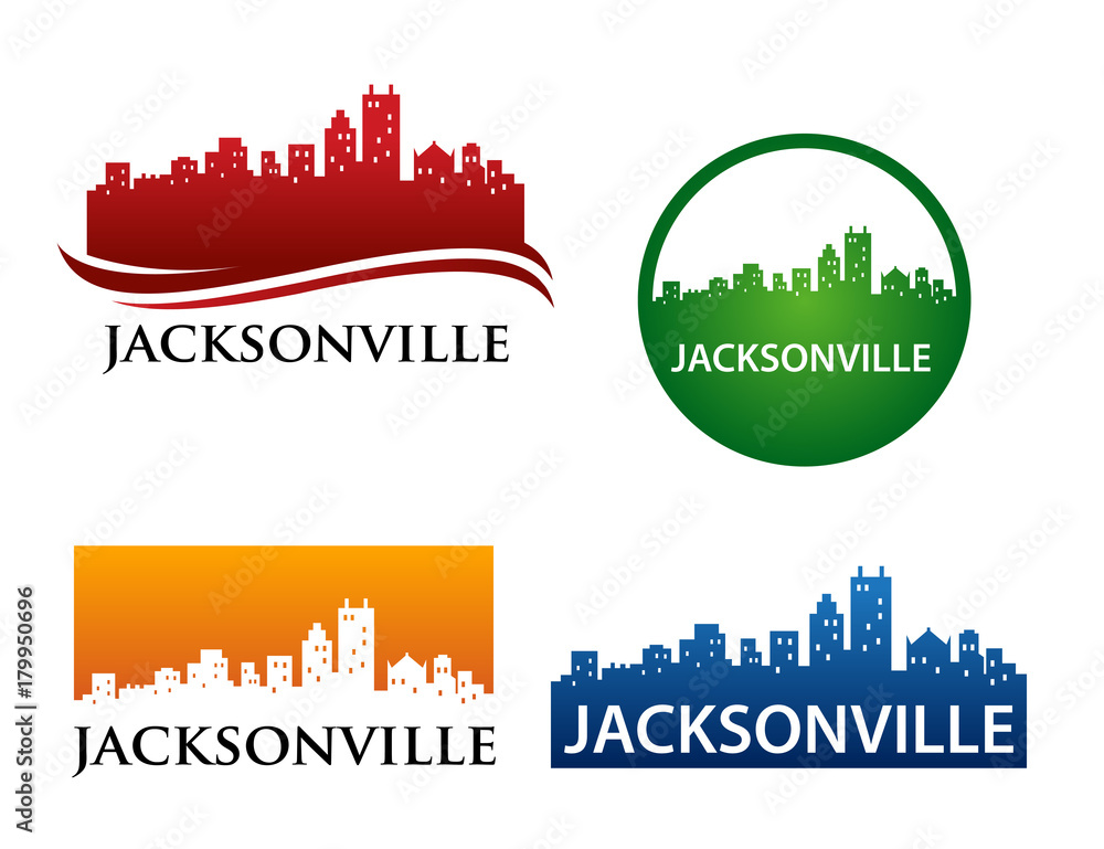 Jacksonville Skyline Logo Template