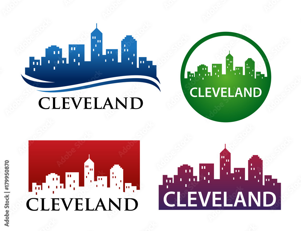 Cleveland Skyline Logo Template