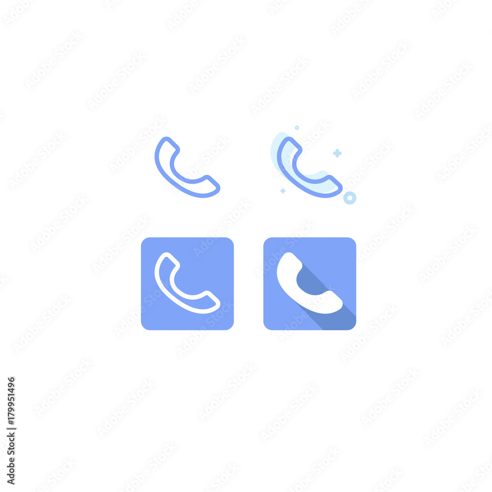icon phone blue vector on white background. logo. web. Symbols. design. illustration icon phone blue vector on white background. logo. web. Symbols. design. illustration