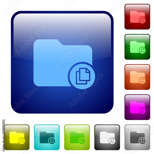Copy directory color square buttons