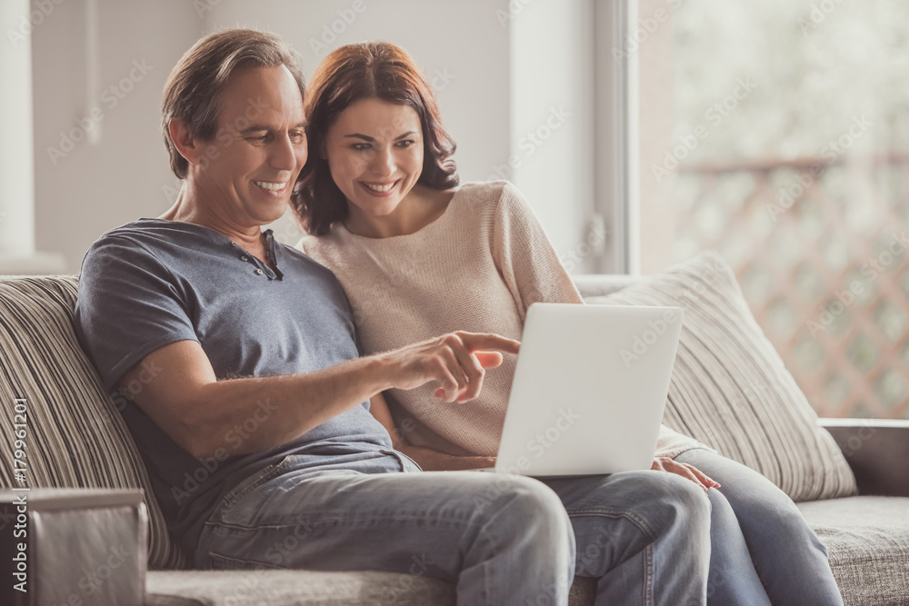 Couple at home