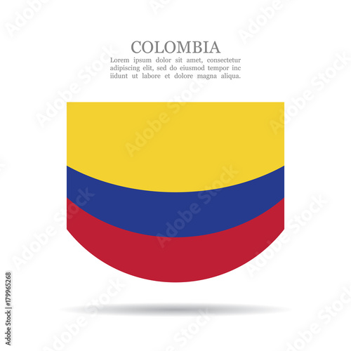 Colombia national flag vector icon Free Download Colombia national flag vector icon - GFXLoad