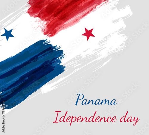 Panama Independence day background