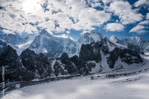 winter mountains landscape