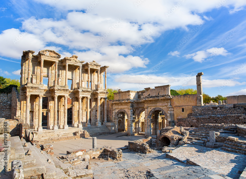 Obraz premium Celsus Library in Ephesus, Turkey
