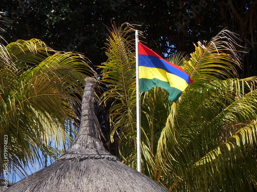 drapeau mauricien photo