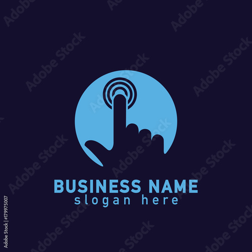 hand click logo icon