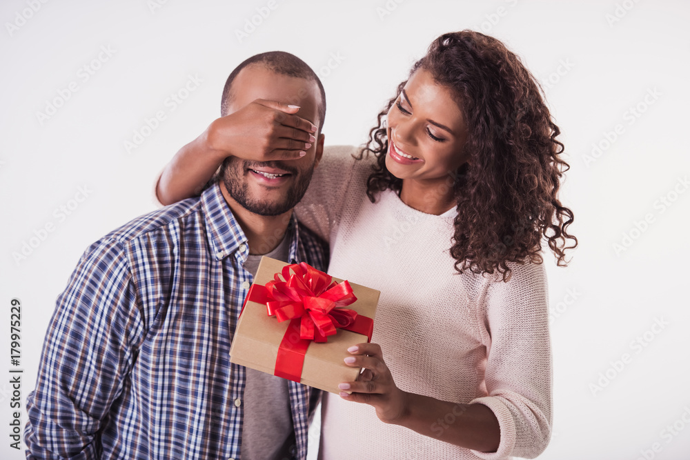 Afro American couple Afro American couple