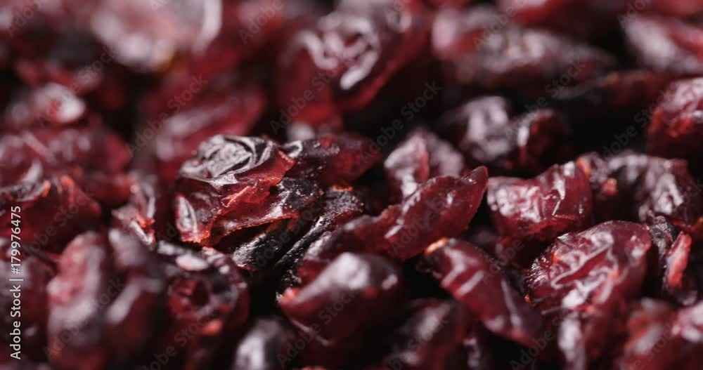Dried cranberry in rotation Dried cranberry in rotation