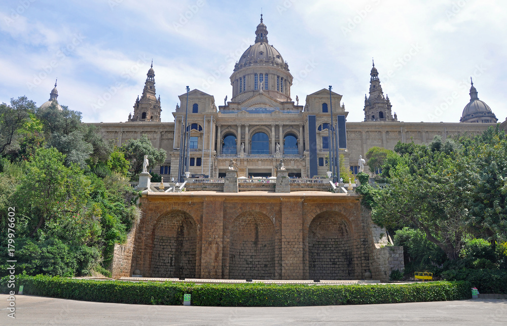 National art Museum of Catalonia in Barcelona, Spain