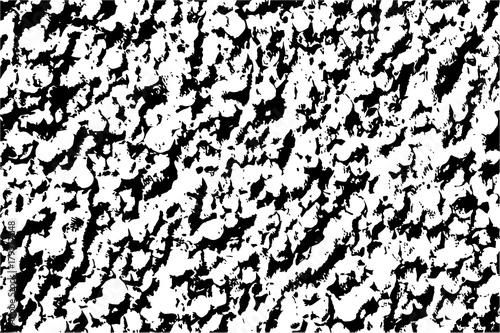 Distressed overlay texture of cracked concrete, stone or asphalt. Grunge background. Abstract halftone vector illustration.
