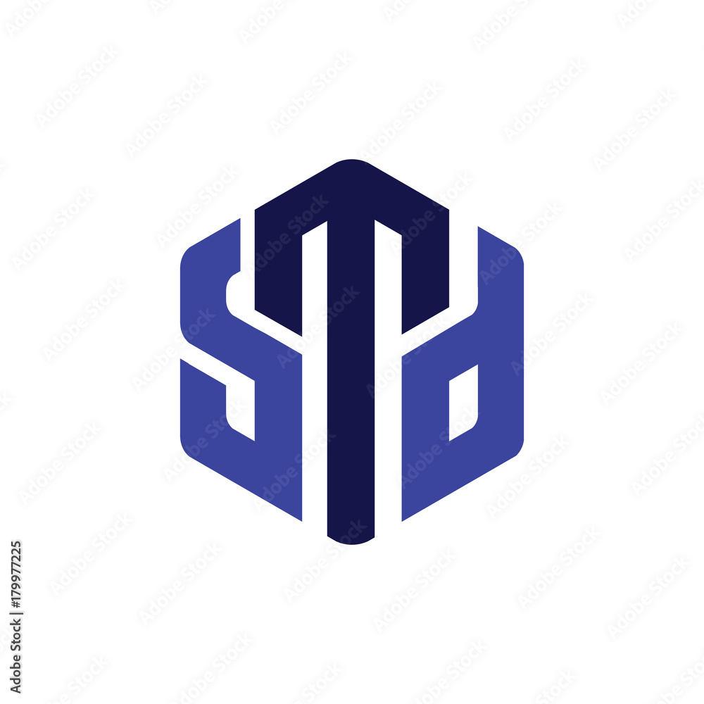 S M D Letter Hexagonal Logo S M D Letter Hexagonal Logo