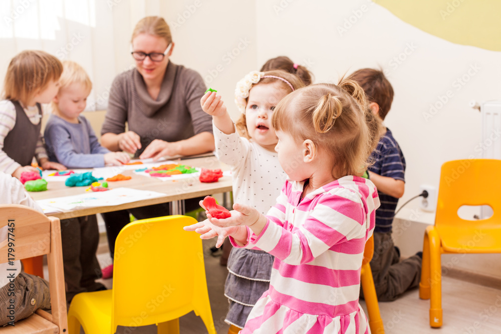 Fototapeta premium Interesting lesson modeling