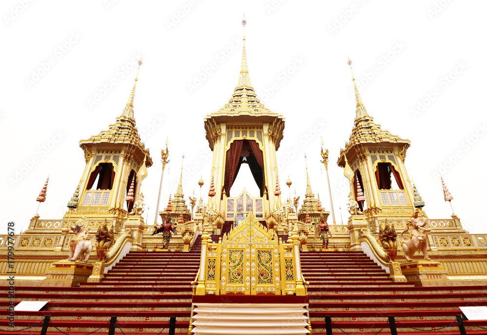 Fototapeta premium The Royal Crematorium for HM King Bhumibol Adulyade