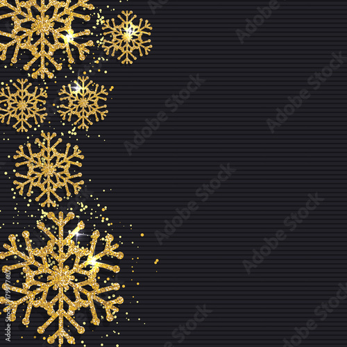 New Year and Merry Christmas Background. Vector Illustration
