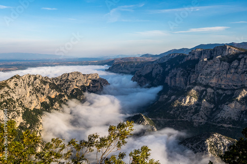 Frankreich - Provence-Alpes - Morgennebel im Grand Canyon du Verdon