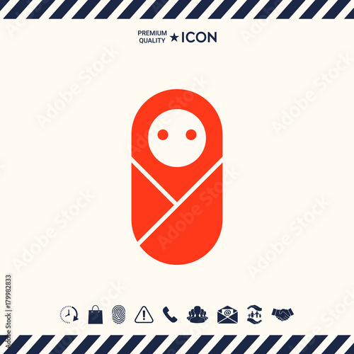 Infant, neonate, newborn icon