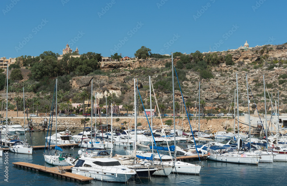 Mgarr Harbour (Ghajnsielem, the island of Gozo, Malta)
