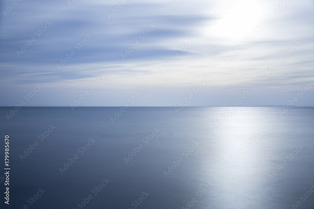 Gardasee, Langzeitbelichtung, als Hintergrund