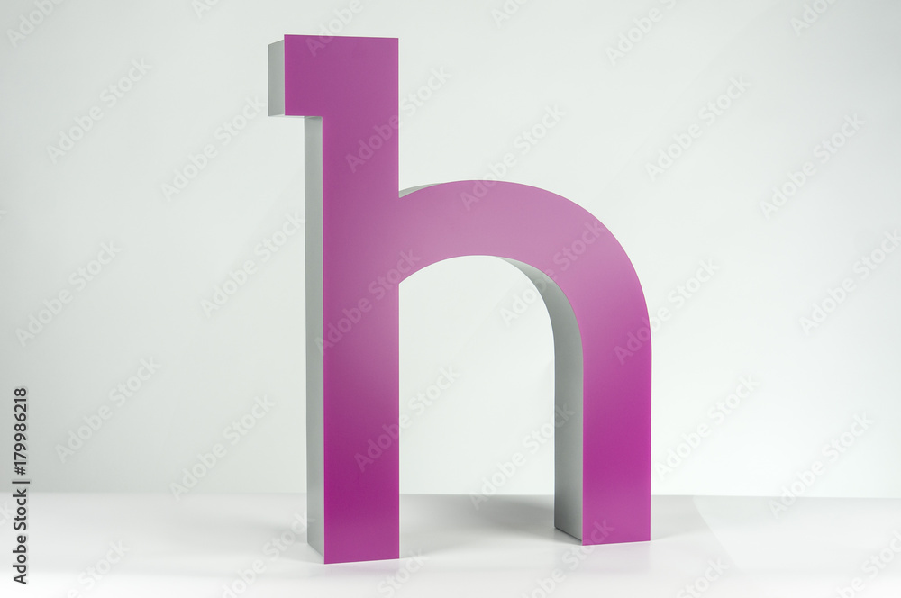 Lichtwerbung Buchstabe h Lichtwerbung Buchstabe h