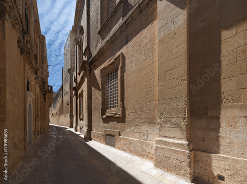 Street in Mdina (Malta) photo