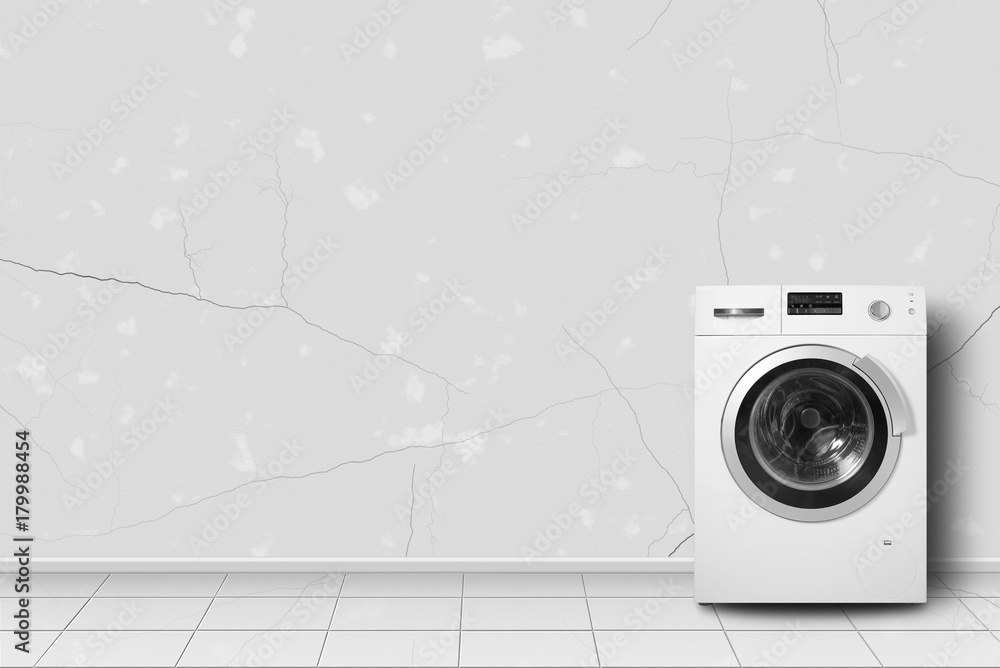 Home appliance - Washing machine in home interier