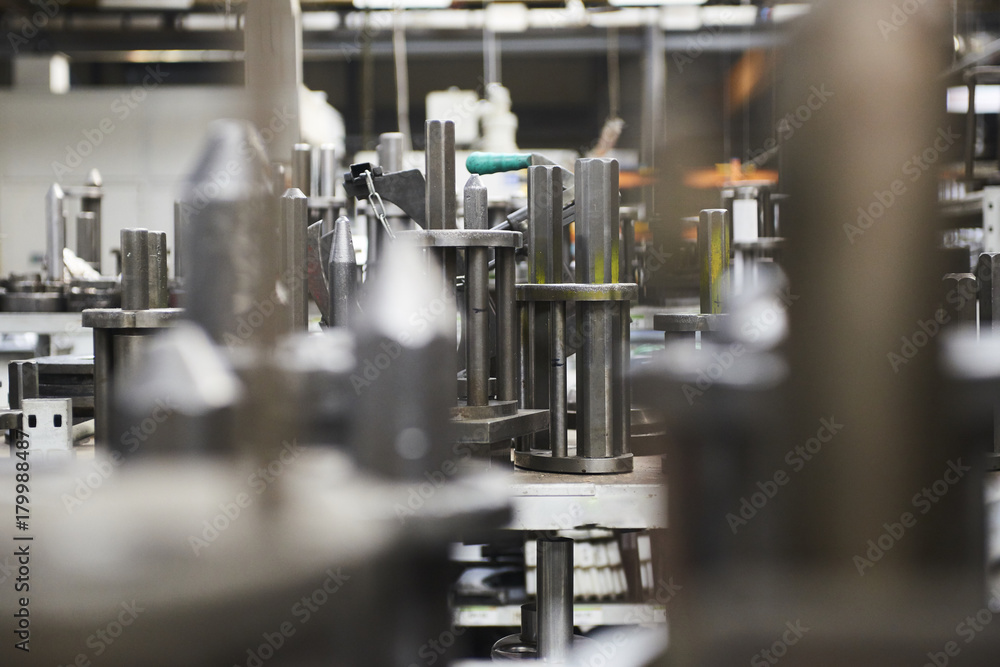 close up of tools in the automotive factory, steel tool in the industrial close up of tools in the automotive factory, steel tool in the industrial