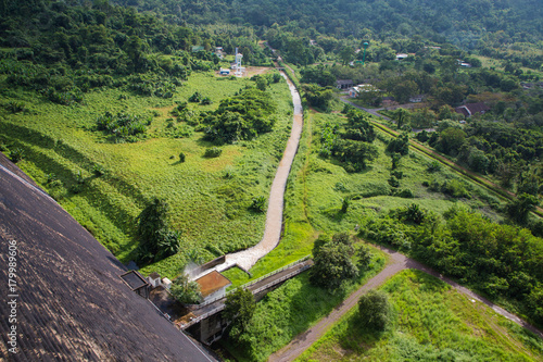 Obraz na płótnie Khun Dan Prakan Chon Dam in Nakhon Nayok Thailand.
w salonie