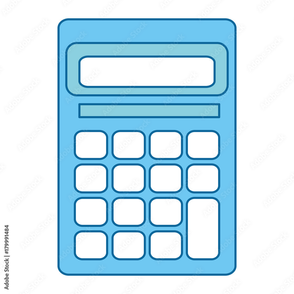 calculator math device icon calculator math device icon