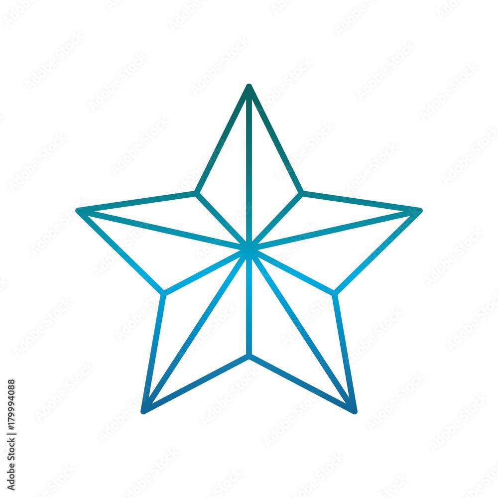 Obraz premium star icon over white background vector illustration