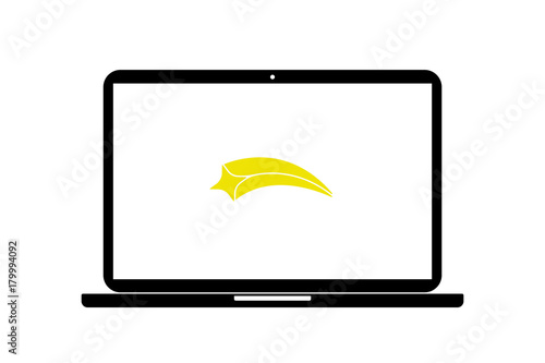 Laptop - Weihnachtsstern