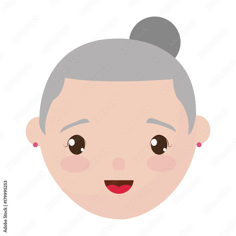 cartoon old woman icon over white background colorful design vector illustration cartoon old woman icon over white background colorful design vector illustration