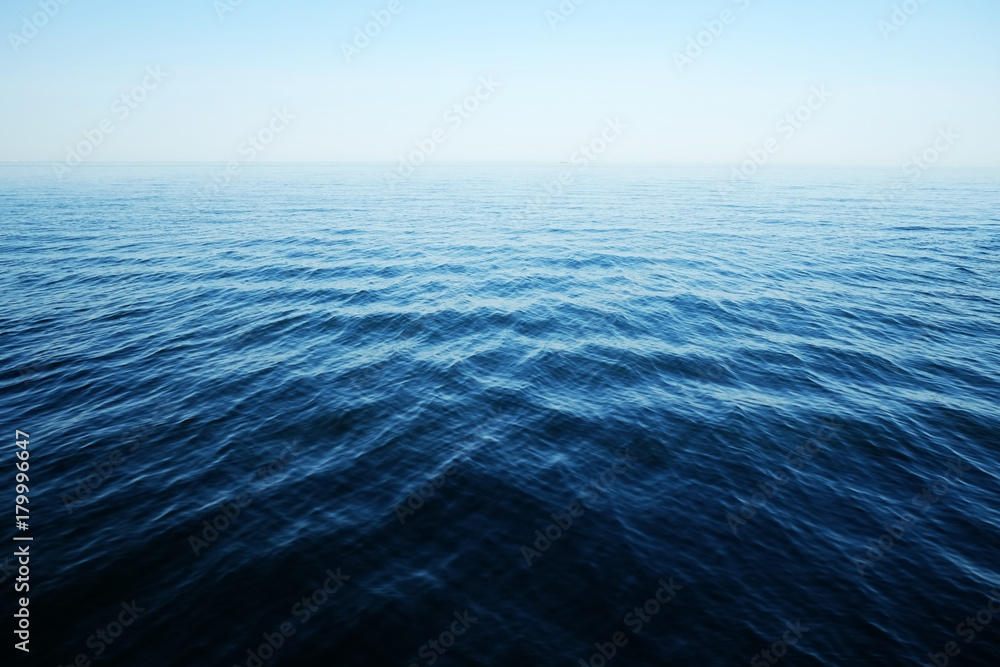 Blue sea background