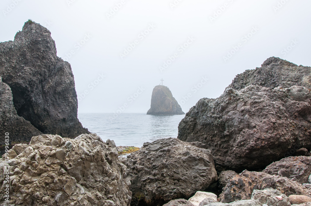 Crimea. Fog. Crimea. Fog.