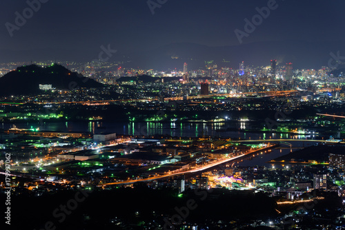 Wallpaper Mural 広島の夜景　愛宕神社からの風景 Torontodigital.ca