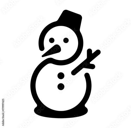 snowman / winter / christmas icon