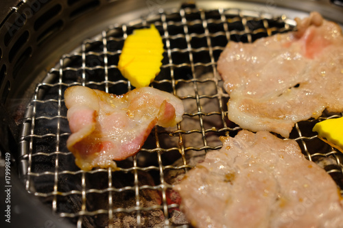 Grilled meat pork 