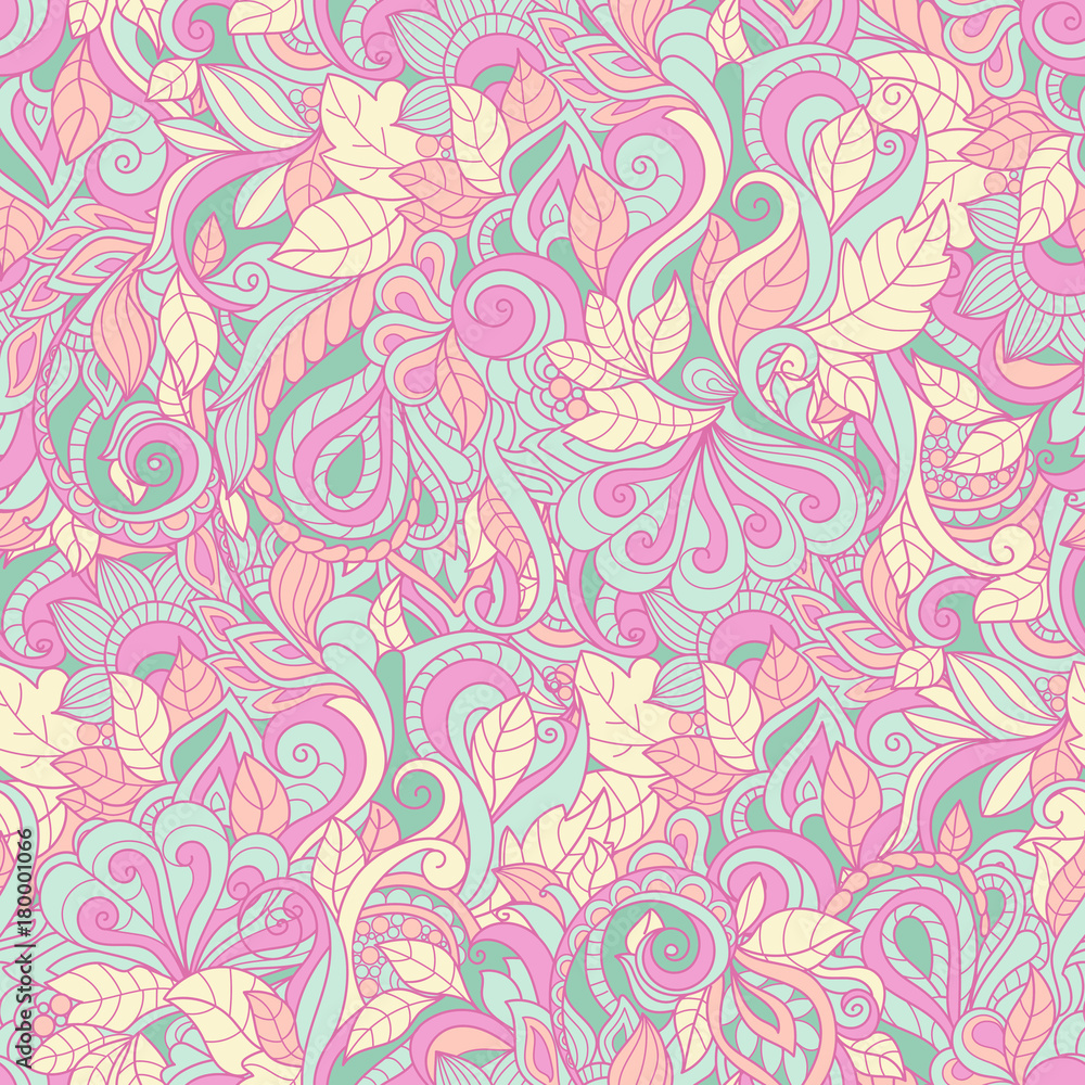 Seamless pink paisley pattern. Vector background for textile, print, wallpapers, wrapping. Seamless pink paisley pattern. Vector background for textile, print, wallpapers, wrapping.